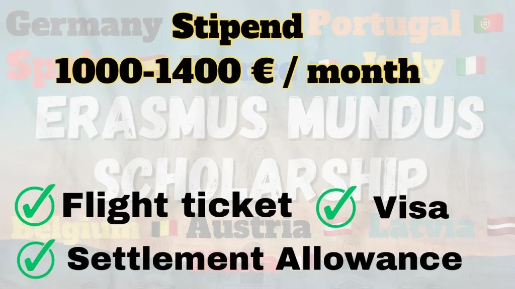 Benefits of Erasmus Mundus Scholarship